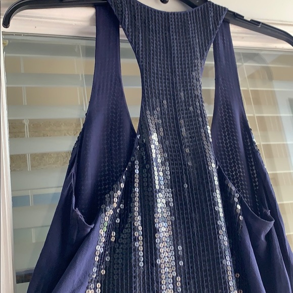 BCBG MaxAzria NAVY XS Sequin Dress - Picture 9 of 9